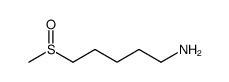 1-Pentanamine, 5-(methylsulfinyl) Structure