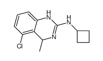 5-chloro-N-cyclobutyl-4-methyl-1,4-dihydroquinazolin-2-amine Structure