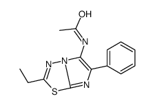 N-(2-ethyl-6-phenylimidazo[2,1-b][1,3,4]thiadiazol-5-yl)acetamide结构式