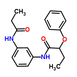 2-Phenoxy-N-[3-(propionylamino)phenyl]butanamide Structure