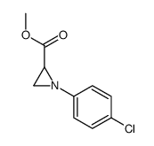 methyl 1-(4-chlorophenyl)aziridine-2-carboxylate Structure