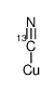 氰化铜(I)-13C结构式