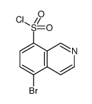 8-Isoquinolinesulfonyl chloride, 5-bromo Structure
