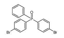 Bis(4-bromophenyl)phenylphosphine oxide Structure