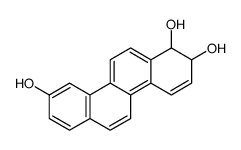 9-hydroxy-1,2-dihydro-1,2-dihydroxychrysene structure