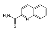 喹啉-2-硫代甲酰胺结构式