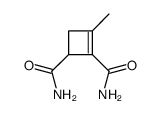 3-methyl-cyclobut-2-ene-1,2-dicarboxylic acid diamide结构式