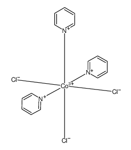 trichlorotris(pyridine)cobalt(III) Structure