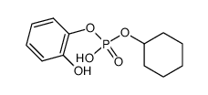 phosphoric acid cyclohexyl ester-(2-hydroxy-phenyl ester) Structure