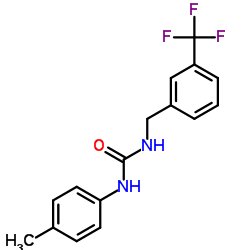 1-(4-Methylphenyl)-3-[3-(trifluoromethyl)benzyl]urea结构式