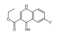 4-Amino-6-fluoro-quinoline- 3-carboxylic acid ethyl ester structure