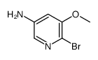 6-bromo-5-methoxypyridin-3-amine structure