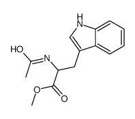 methyl 2-acetamido-3-(1H-indol-3-yl)propanoate Structure