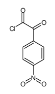 Benzeneacetyl chloride, 4-nitro-alpha-oxo- (9CI) Structure