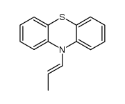 trans-10-(1-propenyl)phenothiazine结构式