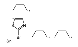 2-Bromo-5-(tributylstannyl)thiazole结构式