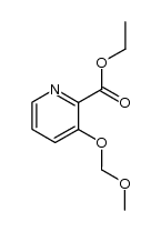 ethyl 3-(methoxymethoxy)picolinate结构式