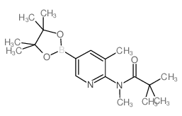 6-(N,2,2,2-四甲基乙酰胺基)-5-甲基吡啶-3-硼酸频哪醇酯图片
