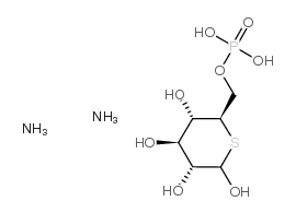 azane,(3,4,5,6-tetrahydroxythian-2-yl)methyl dihydrogen phosphate Structure