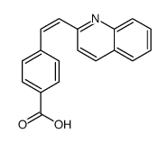 4-(2-quinolin-2-ylethenyl)benzoic acid Structure