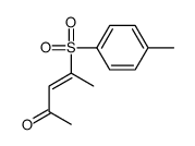 4-(4-methylphenyl)sulfonylpent-3-en-2-one Structure