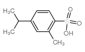4-异丙基-2-甲基苯-1-磺酸结构式