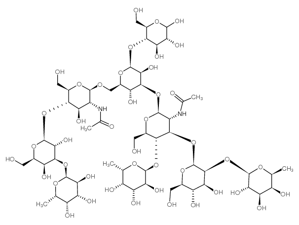 岩藻糖基内酯-N-己糖结构式