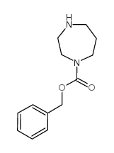 Benzyl 1-homopiperazine carboxylate Structure