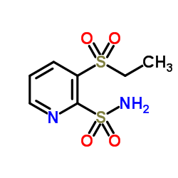 3-(乙磺酰基)-2-吡啶磺酰胺结构式