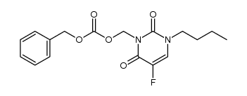 benzyl ((3-butyl-5-fluoro-2,6-dioxo-2,3-dihydropyrimidin-1(6H)-yl)methyl) carbonate Structure