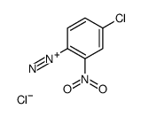 4-chloro-2-nitrobenzenediazonium,chloride Structure