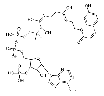 trans-4-coumaroyl-CoA Structure