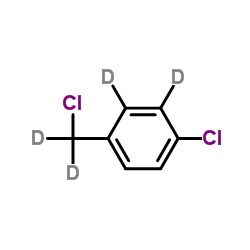 1-Chloro-4-[chloro(2H2)methyl](2,3-2H2)benzene Structure
