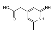 2-(2-amino-6-methylpyridin-4-yl)acetic acid结构式