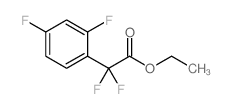 Ethyl 2-(2,4-difluorophenyl)-2,2-difluoroacetate Structure