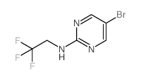 5-溴-2-(2,2,2-三氟乙基)氨基嘧啶结构式