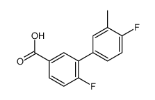 4',6-DIFLUORO-3'-METHYL-[1,1'-BIPHENYL]-3-CARBOXYLIC ACID Structure