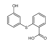 2-(3-hydroxyphenyl)sulfanylbenzoic acid Structure