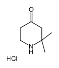 2,2-二甲基-4-哌啶酮盐酸盐结构式