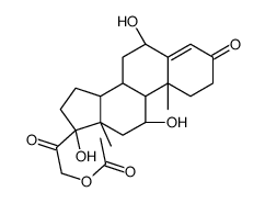 21-O-乙酰基6β-羟基皮质醇-d4结构式