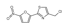 4-chloromethyl-2-(5-nitro-furan-2-yl)-thiazole Structure