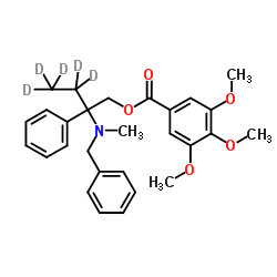 N-Benzyl N-Demethyl Trimebutine-d5结构式