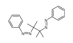 (2,3-dimethyl-3-phenyldiazenylbutan-2-yl)-phenyldiazene结构式