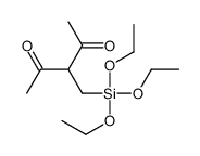 3-(triethoxysilylmethyl)pentane-2,4-dione结构式