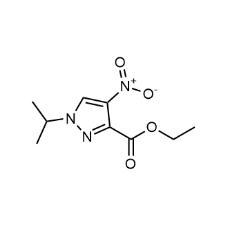 1-异丙基-4-硝基-1H-吡唑-3-羧酸乙酯结构式