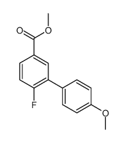6-氟-4-甲氧基-[1,1-联苯]-3-羧酸甲酯结构式