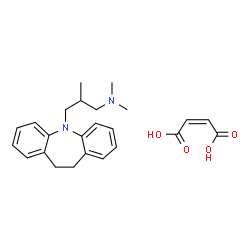 (+)-Trimipramine maleate structure