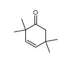 2,2,5,5-tetramethylcyclohex-3-en-1-one结构式