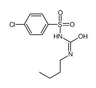 1-butyl-3-(4-chlorophenyl)sulfonylurea结构式