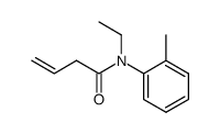N-Ethyl-N-o-tolyl-allylcarbamid结构式